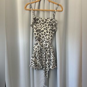 NWOT Millibon Leopard Print Sleeveless Dress
